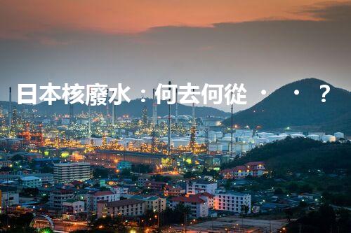 日本核廢水：何去何從？